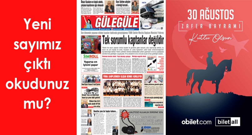 Güle Güle Gazetesi 1075. Sayımız Yayında