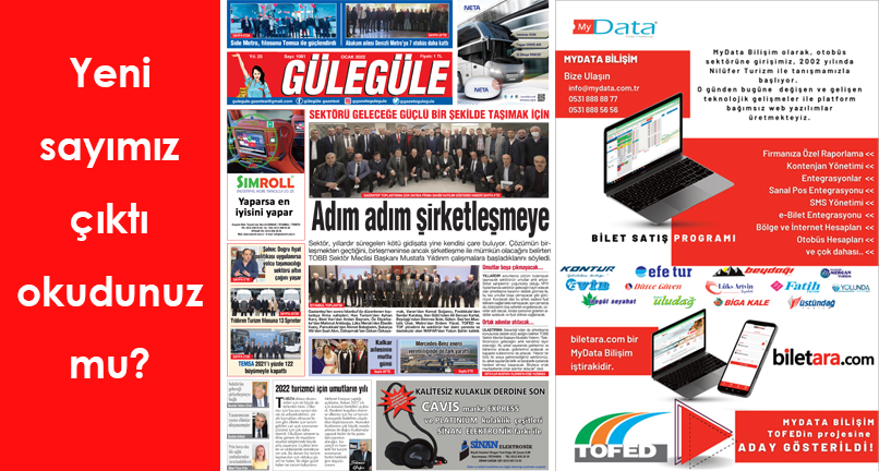 Güle Güle Gazetesi 1081. Sayımız Yayında