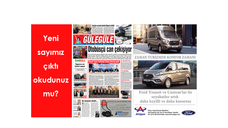 Gülegüle Gazetesi’nin 1083. Sayısı yayında.