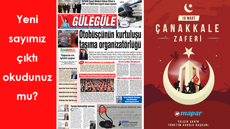 Gülegüle Gazetesi’nin 1084. Sayısı yayında.