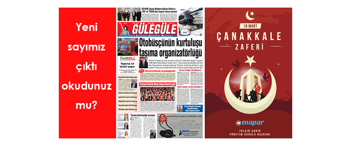 Gülegüle Gazetesi’nin 1084. Sayısı yayında.