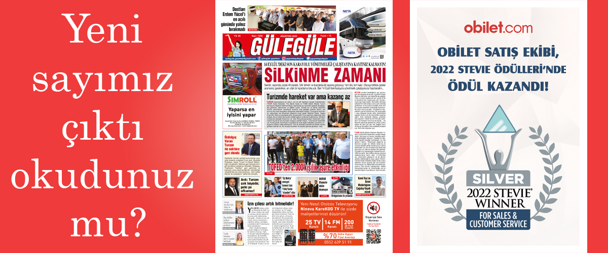 Gülegüle Gazetesi’nin 1090. Sayısı yayında