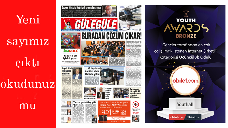 Gülegüle Gazetesi’nin 1092. Sayısı yayında