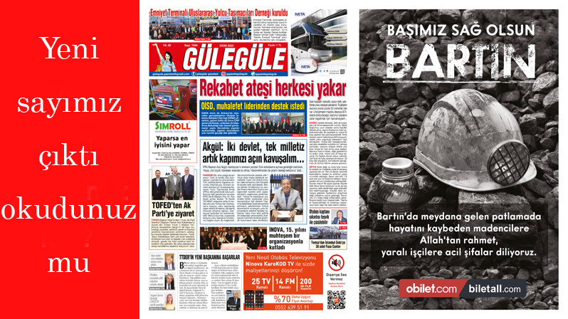 Gülegüle Gazetesi’nin 1093. Sayısı yayında