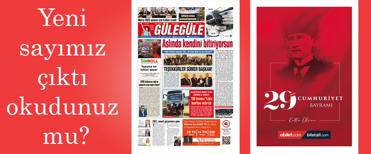 Gülegüle Gazetesi’nin 1094. Sayısı yayında