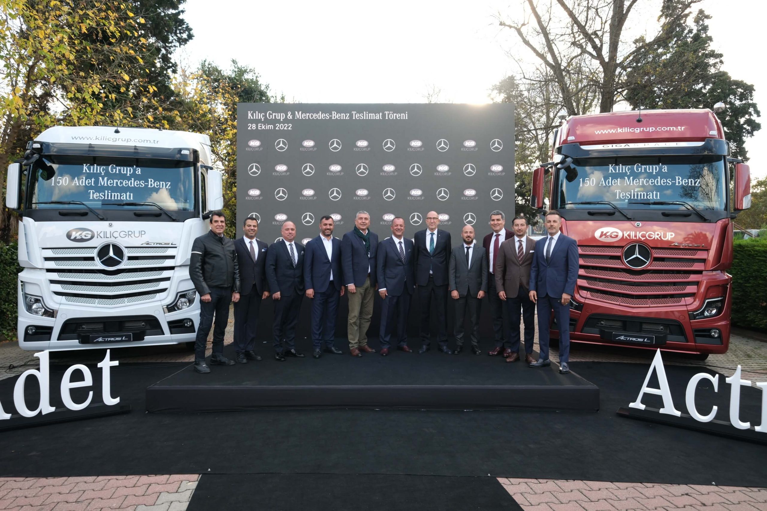 Mercedes-Benz Türk, Kılıç Grup’a 150 adet Actros çekici teslim etti