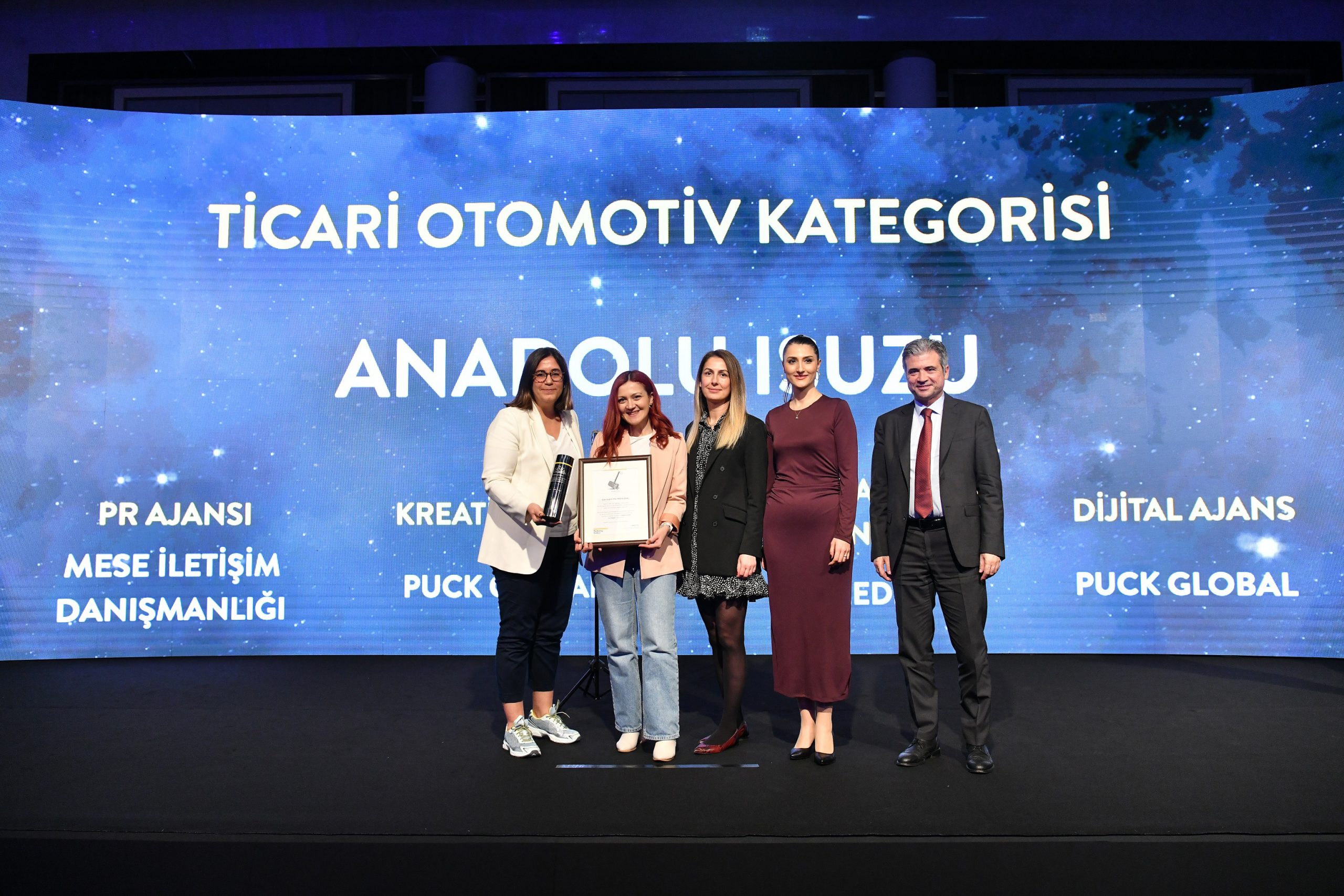 <strong>Anadolu Isuzu’ya The ONE Awards’da “Yılın İtibarlı Markası” Ödülü</strong>