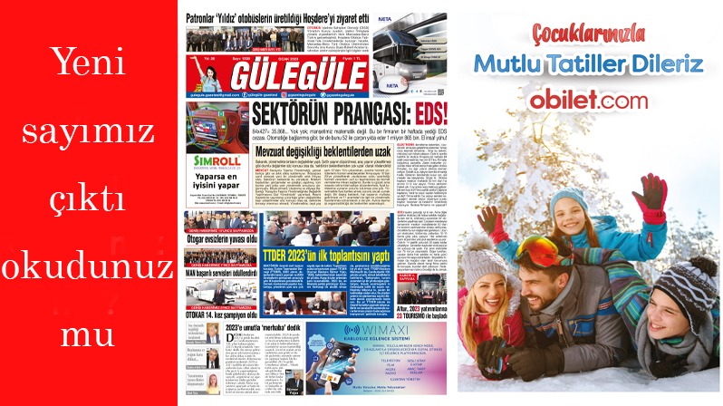 Gülegüle Gazetesi’nin 1098. Sayısı yayında