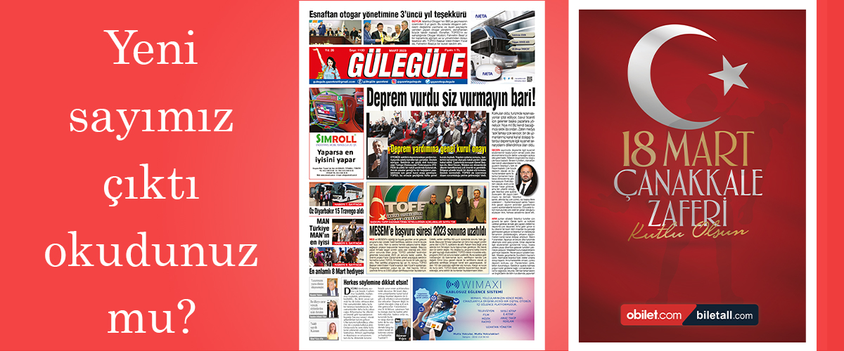 Gülegüle Gazetesi’nin 1100. Sayısı yayında