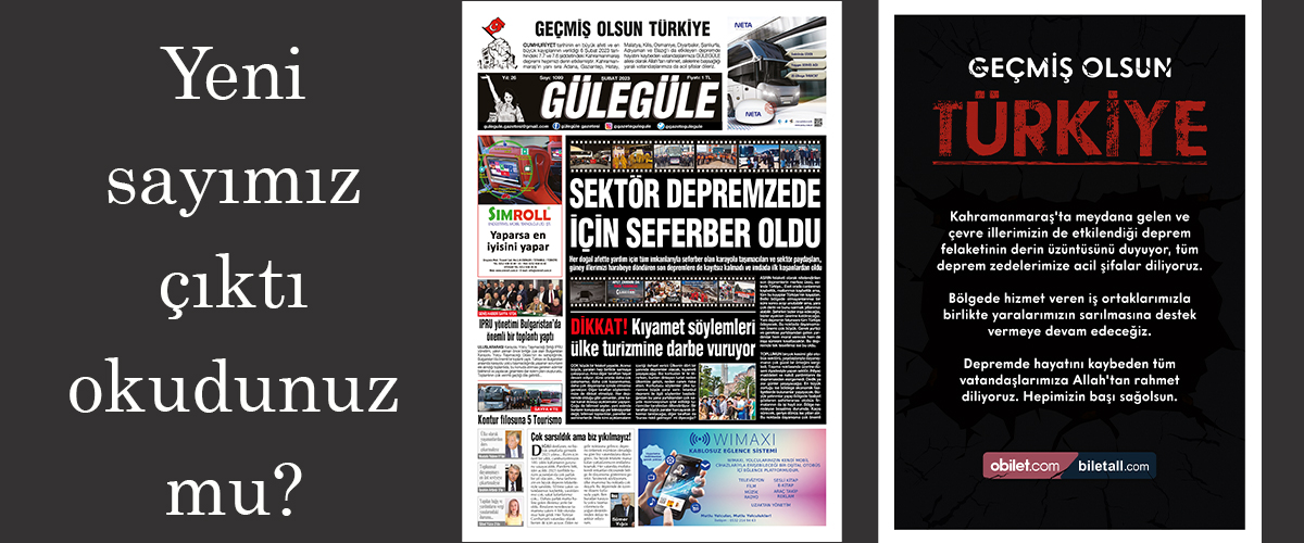 Gülegüle Gazetesi’nin 1099. Sayısı yayında