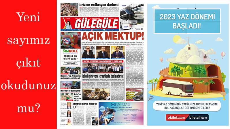 Gülegüle Gazetesi’nin 1104. Sayısı yayında