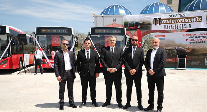 Mardin Belediyesi filosuna 11 Temsa otobüs kattı