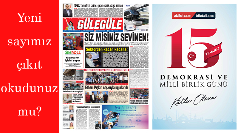 Gülegüle Gazetesi’nin 1106. Sayısı yayında