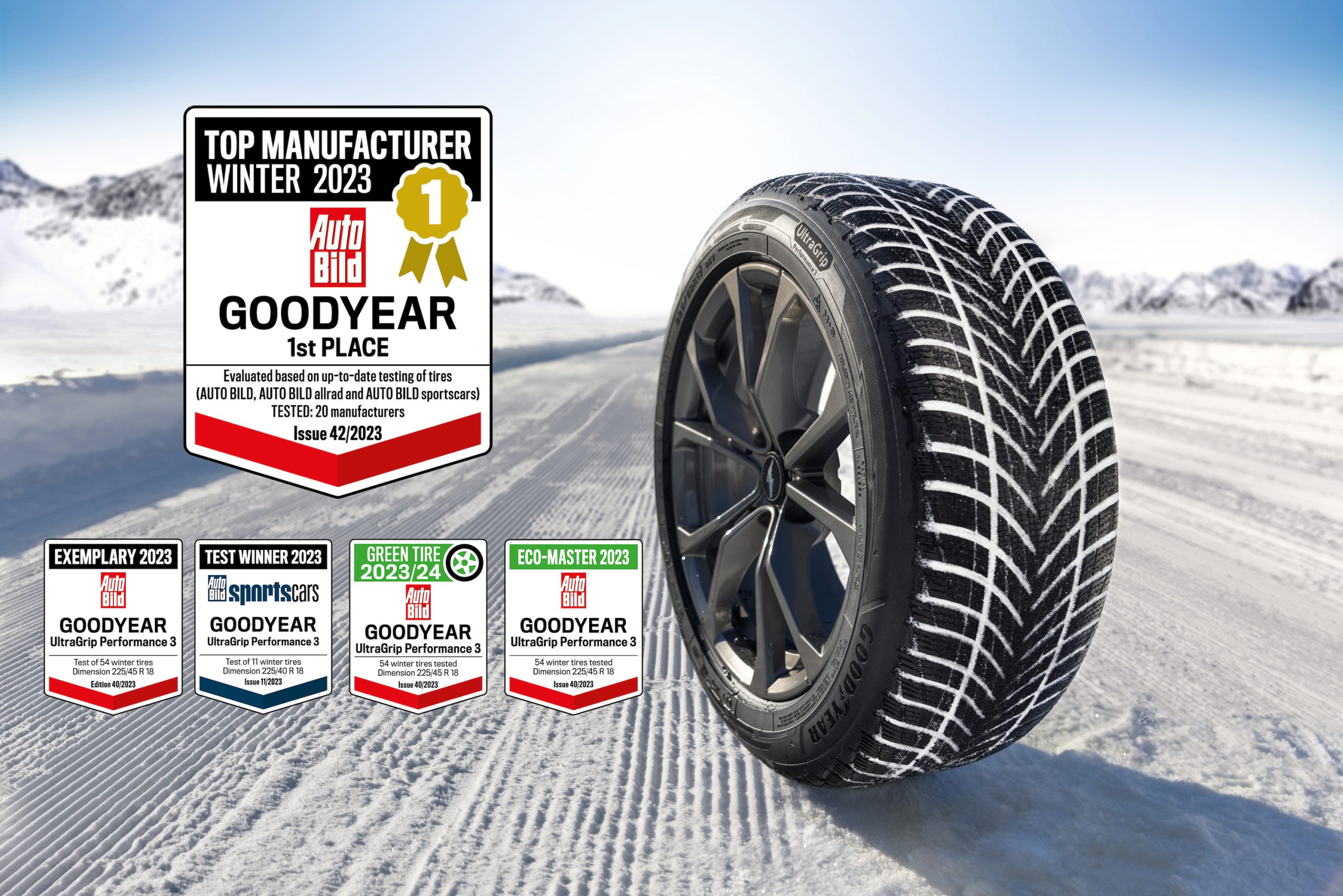 Goodyear Yılın Kış Lastiği Üreticisi seçildi