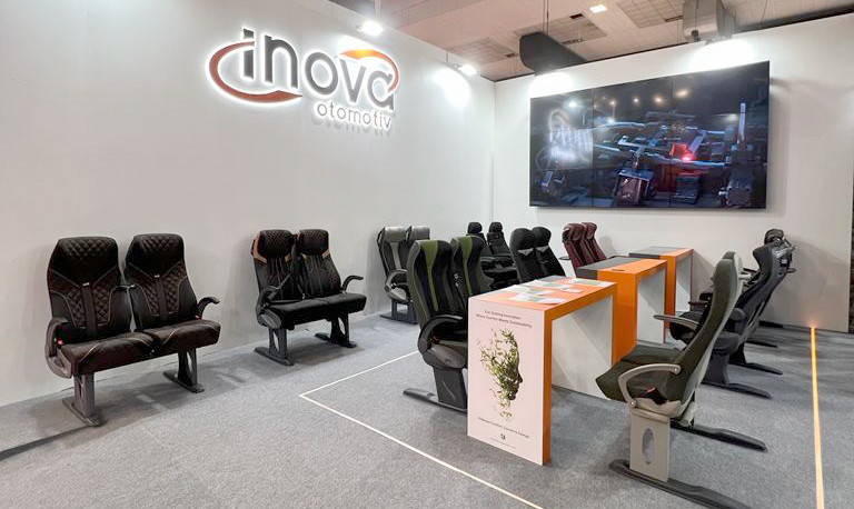 İNOVA, Busworld’te otobüs ve ofis koltuklarını sergiledi