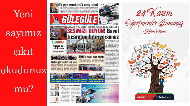Gülegüle Gazetesi’nin 1111. Sayısı yayında