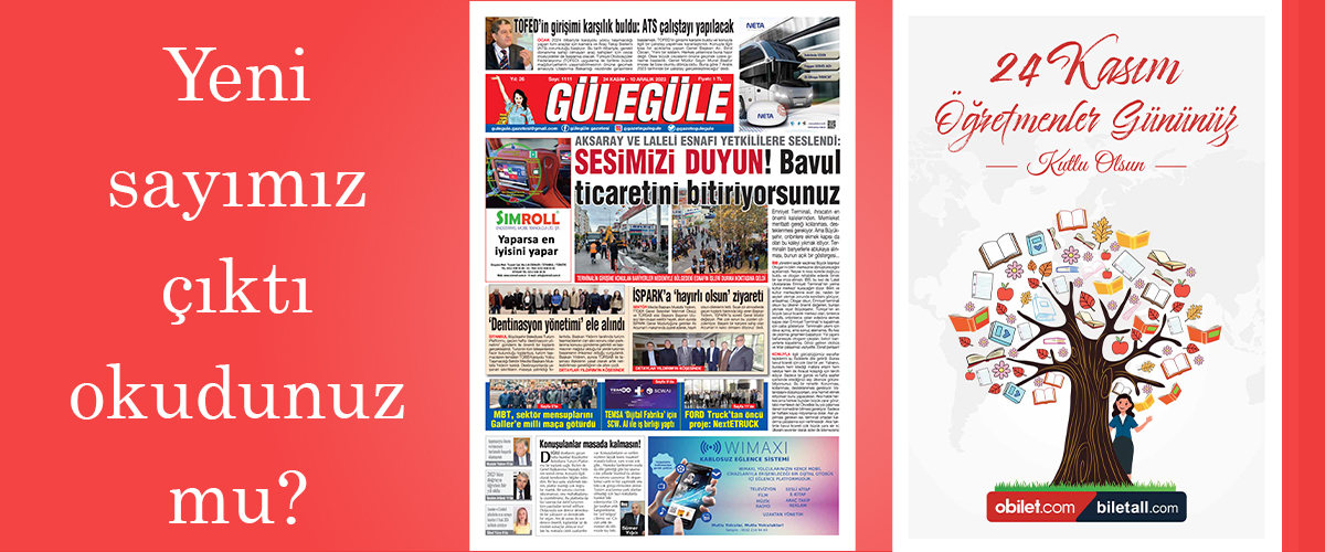 Gülegüle Gazetesi’nin 1111. Sayısı yayında