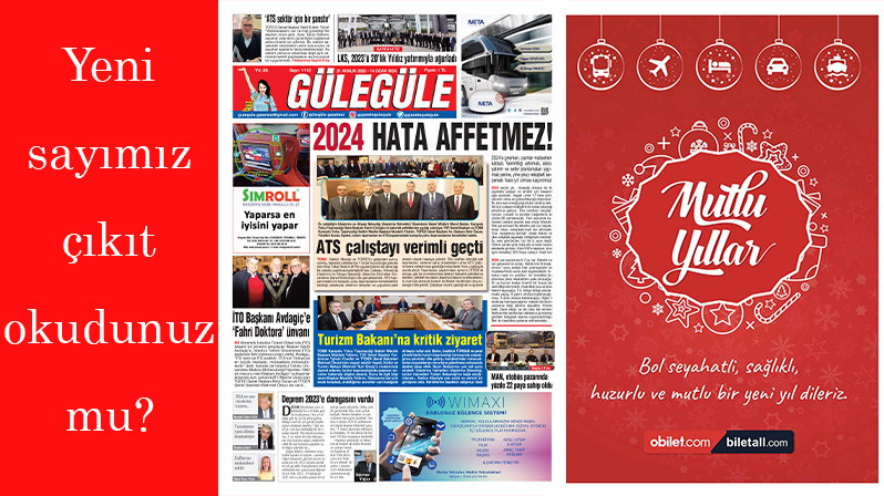 Gülegüle Gazetesi’nin 1112. Sayısı yayında