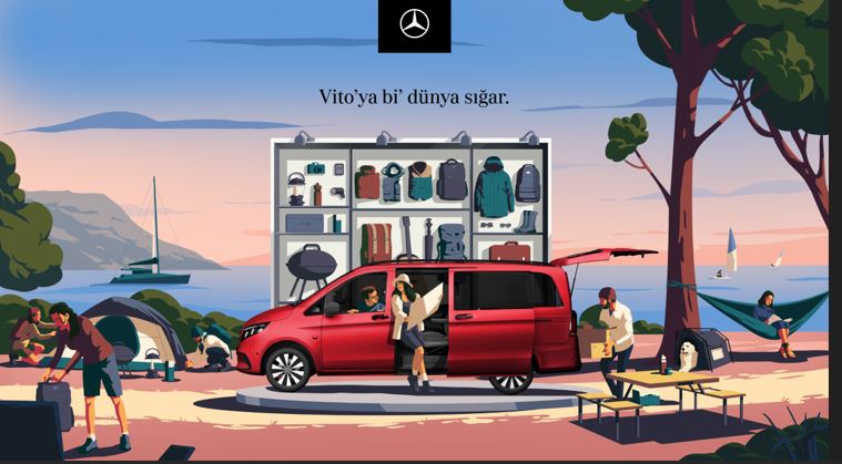 Vito Tourer “Vito’ya bi’ dünya sığar.” sloganı ile teste çıkıyor