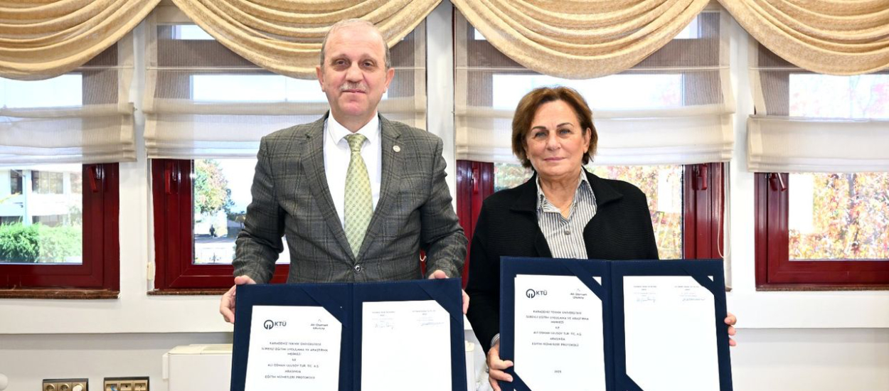 KTÜ ile Ali Osman Ulusoy Şirketi Arasında Eğitim İş Birliği Protokolü İmzalandı