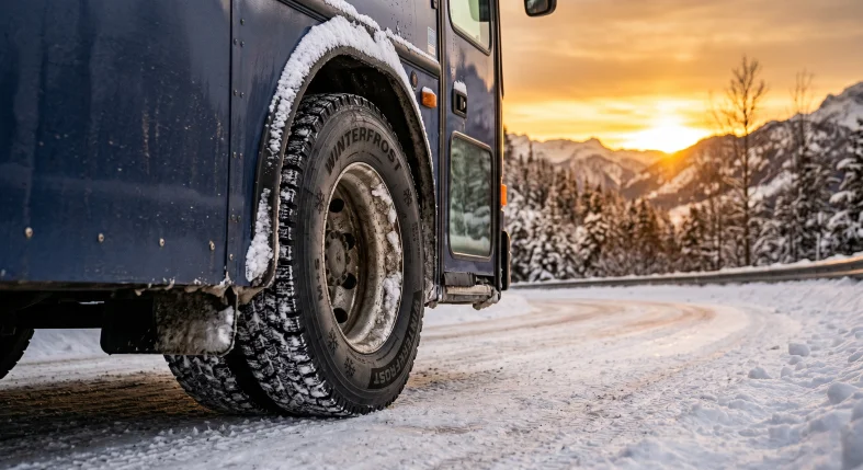 kış lastiği otobüs