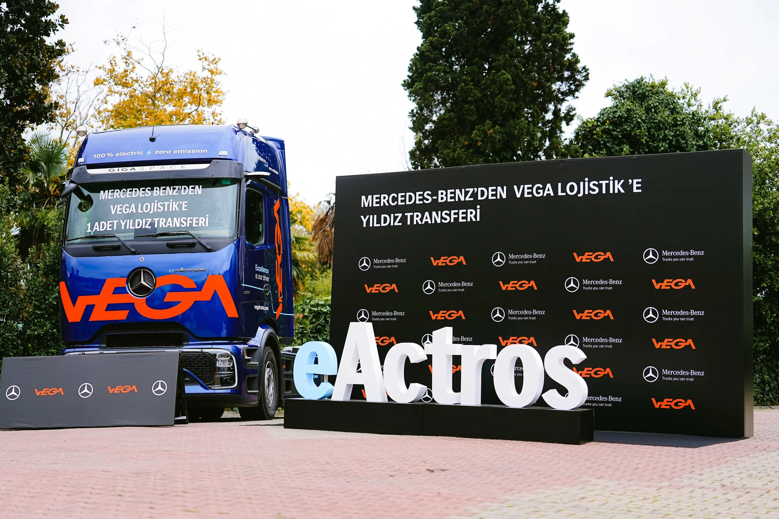 Mercedes-Benz Türk, Vega Lojistik’e Mercedes-Benz eActros 600 Teslimatı Gerçekleştirdi